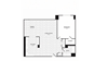 1 Bedroom, 1 Bath 960 SF A12R 1 Bedroom, 1 Bath 960 SF A12R at Crystal Square, Arlington, 22202